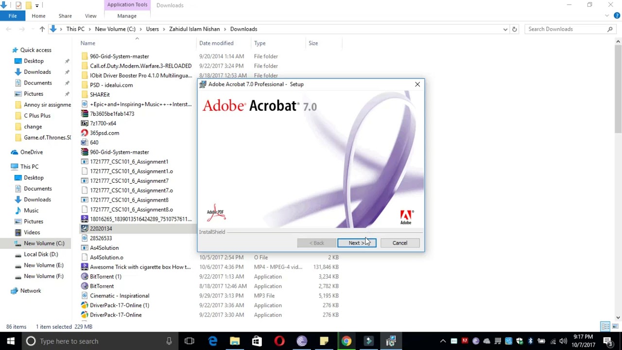 how to convert adobe acrobat pro dc trial to full free